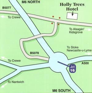 Holly Trees Hotel Alsager Exterior photo